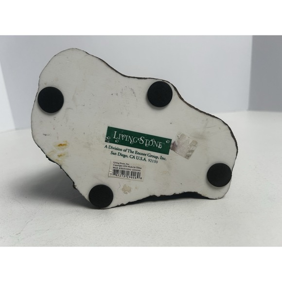 Vintage Living Stone Figurine "Bear Scratching Lessons" Momma Bear & Cubs 1998 - Picture 6 of 9